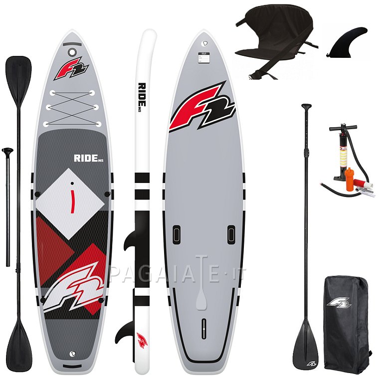 SUP F2 RIDE 10'5 RED - SUP gonfiabile e kayak