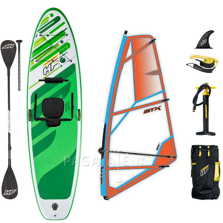 Paddleboard HYDRO FORCE FREESOUL COMBO 11'2 komplet s plachtou - nafukovací paddleboard, windsurfing, kajak