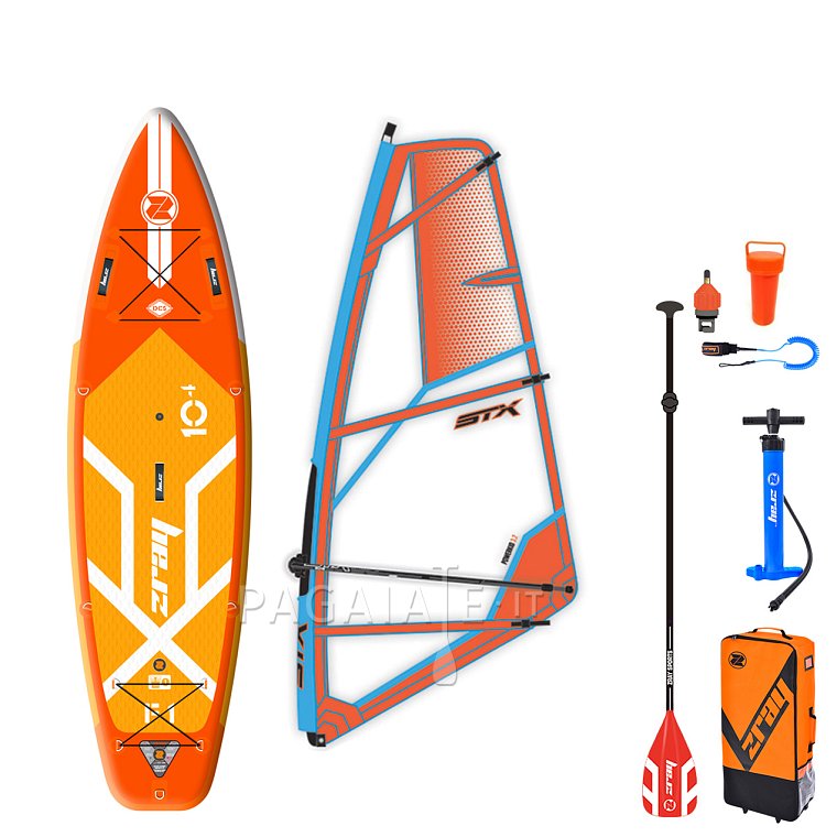 Paddleboard ZRAY F1 FURY 10'4 komplet s plachtou - nafukovací paddleboard, windsurfing, kajak