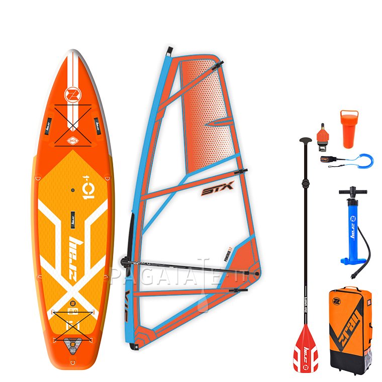 Paddleboard ZRAY F1 FURY 10'4 komplet s plachtou - nafukovací paddleboard, windsurfing, kajak