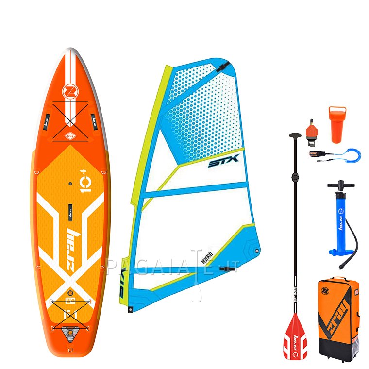 Paddleboard ZRAY F1 FURY 10'4 komplet s plachtou - nafukovací paddleboard, windsurfing, kajak