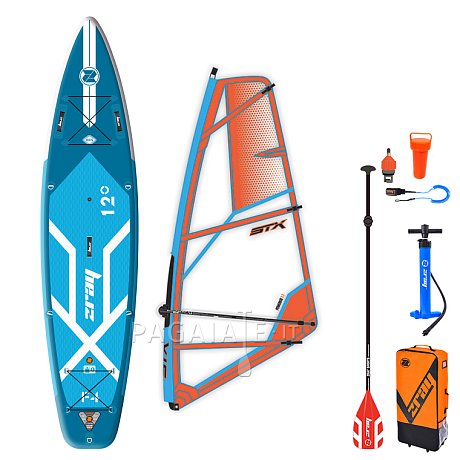 SUP ZRAY F4 FURY EPIC 12'0" completo di vela - SUP gonfiabile, WindSUP