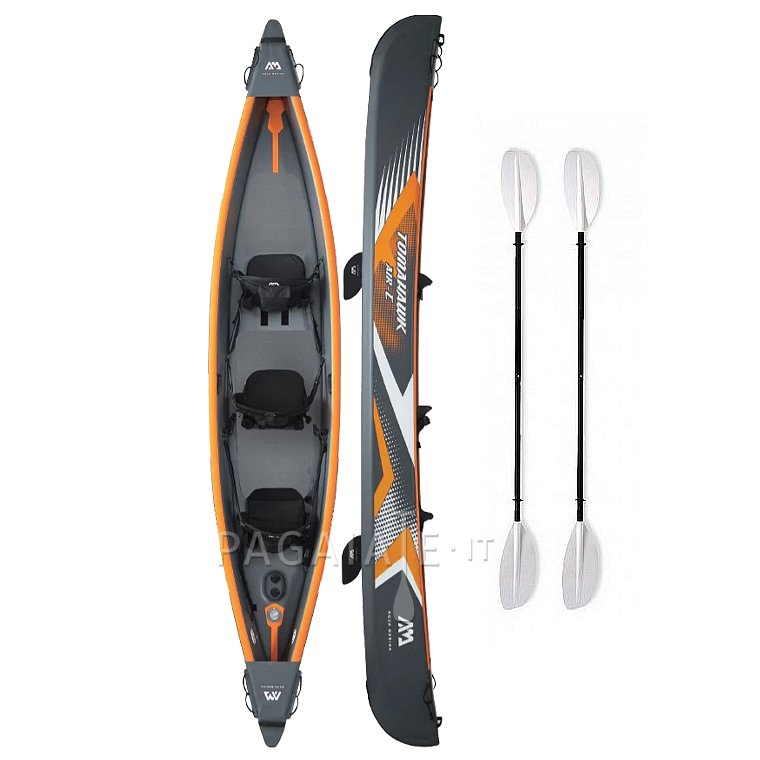 Canoa AQUA MARINA Tomahawk Air C3 - canoa gonfiabile  3 posti
