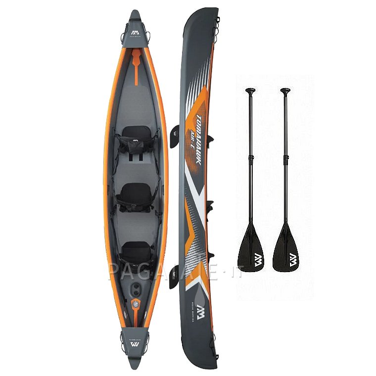 Canoa AQUA MARINA Tomahawk Air C3 - canoa gonfiabile  3 posti