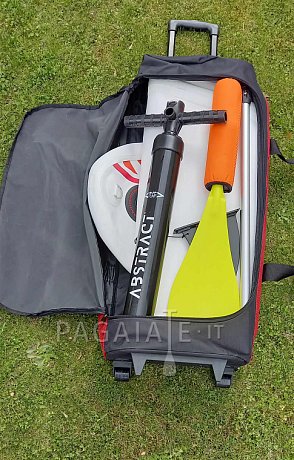 Zaino da trasporto AQUA MARINA 90l con le ruote - SUP gonfiabili e kayak