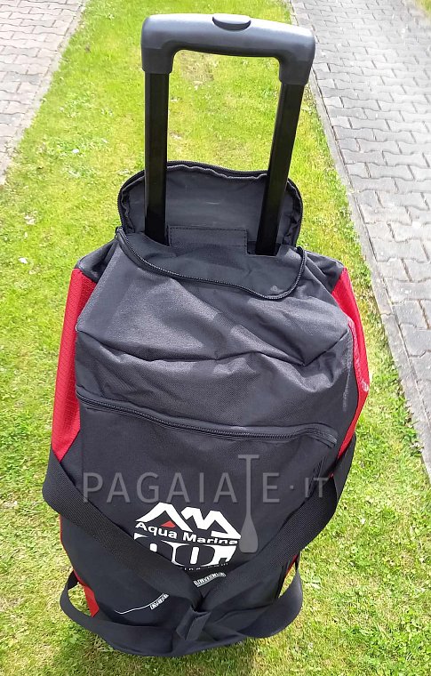 Zaino da trasporto AQUA MARINA 90l con le ruote - SUP gonfiabili e kayak