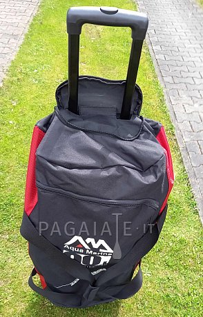 Zaino da trasporto AQUA MARINA 90l con le ruote - SUP gonfiabili e kayak