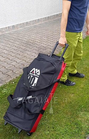 Zaino da trasporto AQUA MARINA 90l con le ruote - SUP gonfiabili e kayak