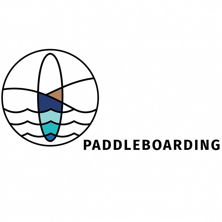 Kšiltovka PADDLEBOARDING bílá/barevné logo