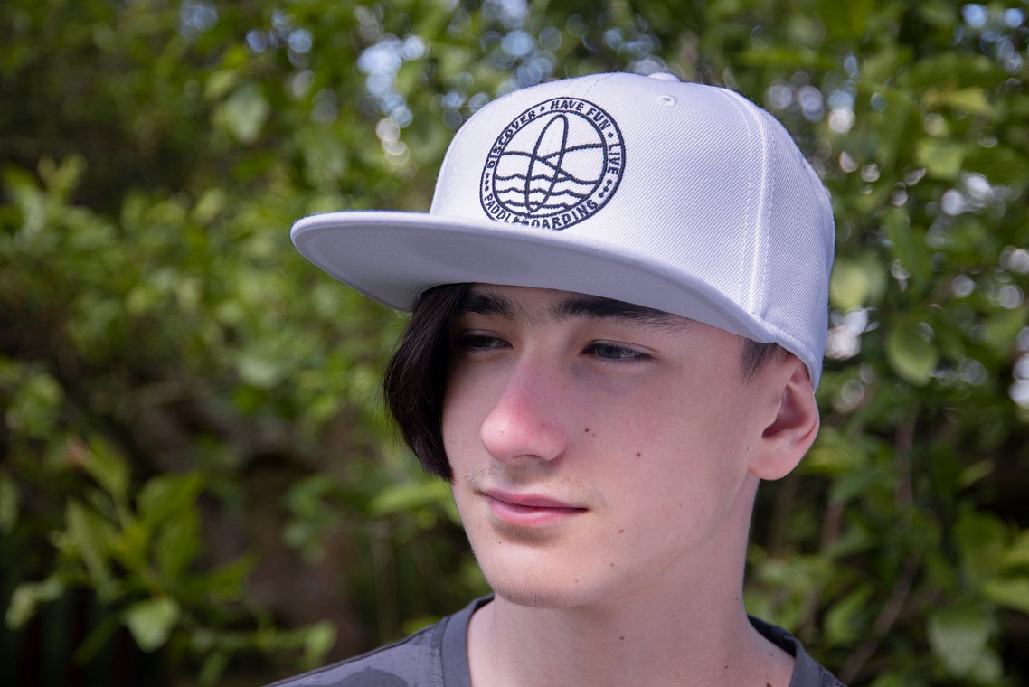 Kšiltovka PADDLEBOARDING bílá/zlaté razítko snapback