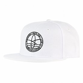 Cappellino PADDLEBOARDING bianco/logo nero timbro snapback