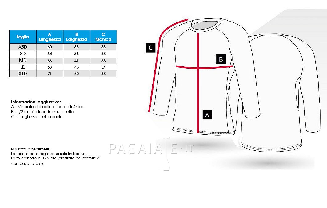 T-shirt donna PADDLEBOARDING WHITE lycra manica lunga