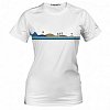 T-shirt donna  PADDLEBOARDING WHITE lycra manica corta