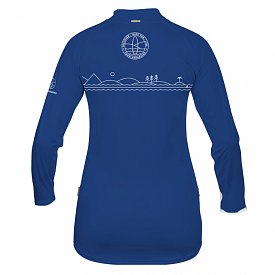 T-shirt donna PADDLEBOARDING BLUE lycra manica lunga