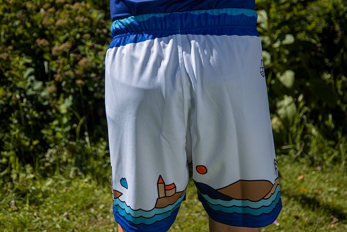 Shorts uomo PADDLEBOARDING WHITE taglio comodo