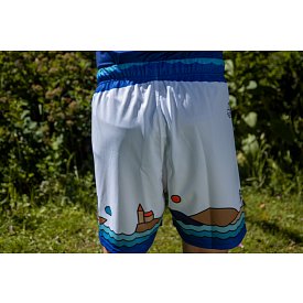 Shorts uomo PADDLEBOARDING WHITE taglio comodo