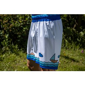 Shorts uomo PADDLEBOARDING WHITE taglio comodo