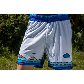 Shorts uomo PADDLEBOARDING WHITE taglio comodo