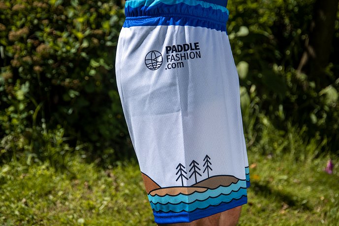 Shorts uomo PADDLEBOARDING WHITE taglio comodo