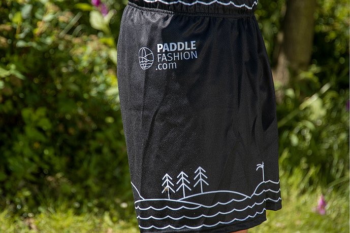 Shorts uomo PADDLEBOARDING BLACK taglio comodo