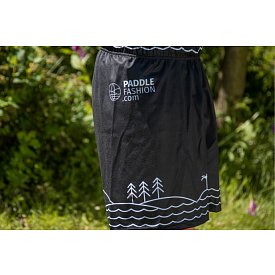 Shorts uomo PADDLEBOARDING BLACK taglio comodo