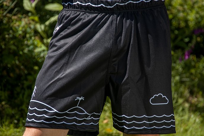 Shorts uomo PADDLEBOARDING BLACK taglio comodo