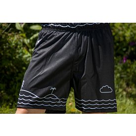 Shorts uomo PADDLEBOARDING BLACK taglio comodo