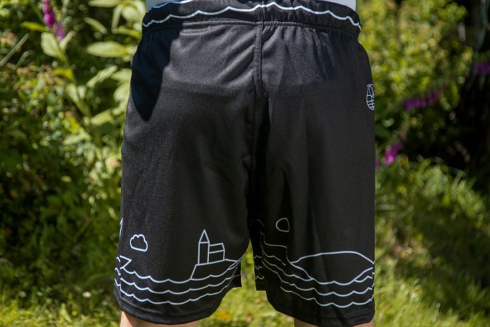 Shorts uomo PADDLEBOARDING BLACK taglio comodo