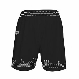 Shorts uomo PADDLEBOARDING BLACK taglio comodo