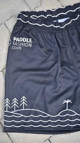 Shorts uomo PADDLEBOARDING BLACK taglio comodo