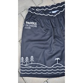 Shorts uomo PADDLEBOARDING BLACK taglio comodo