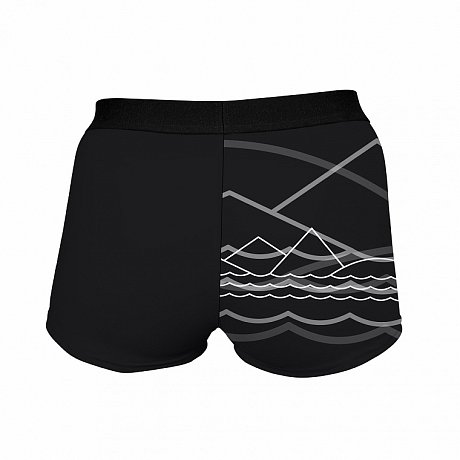 Shorts donna PADDLEBOARDING BLACK elastici