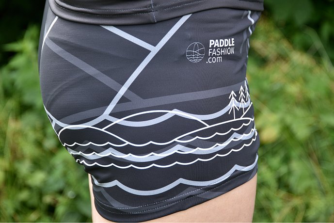 Shorts donna PADDLEBOARDING BLACK elastici