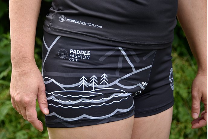 Shorts donna PADDLEBOARDING BLACK elastici