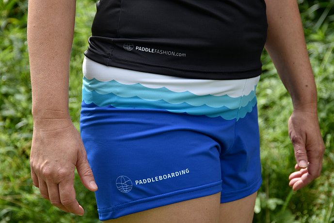 Shorts donna PADDLEBOARDING BLUE elastici