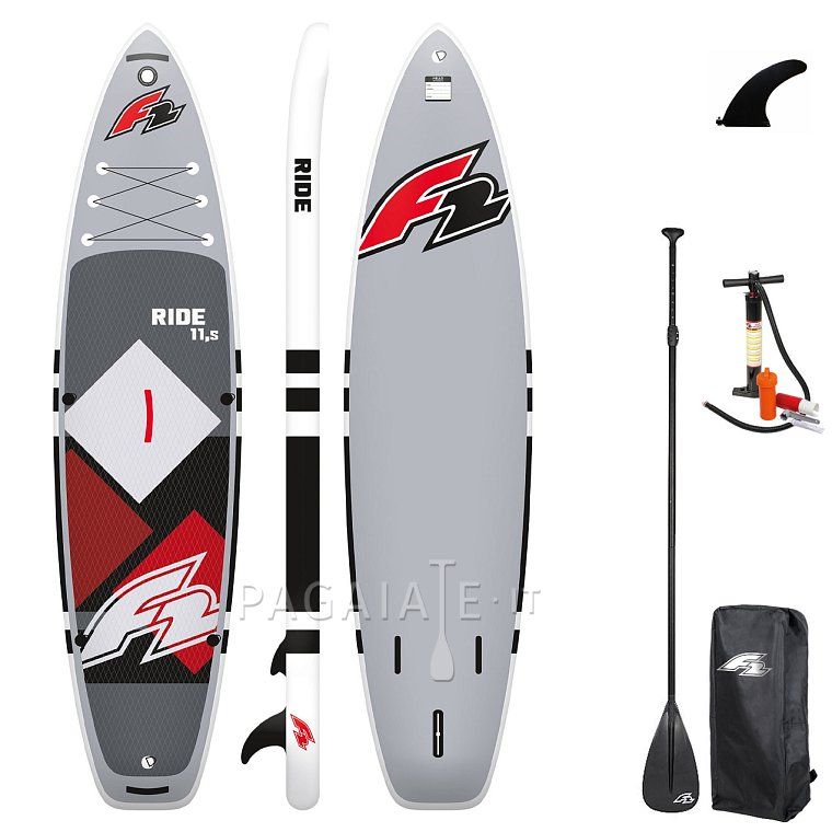 SUP F2 RIDE 11'5 RED - SUP gonfiabile e kayak