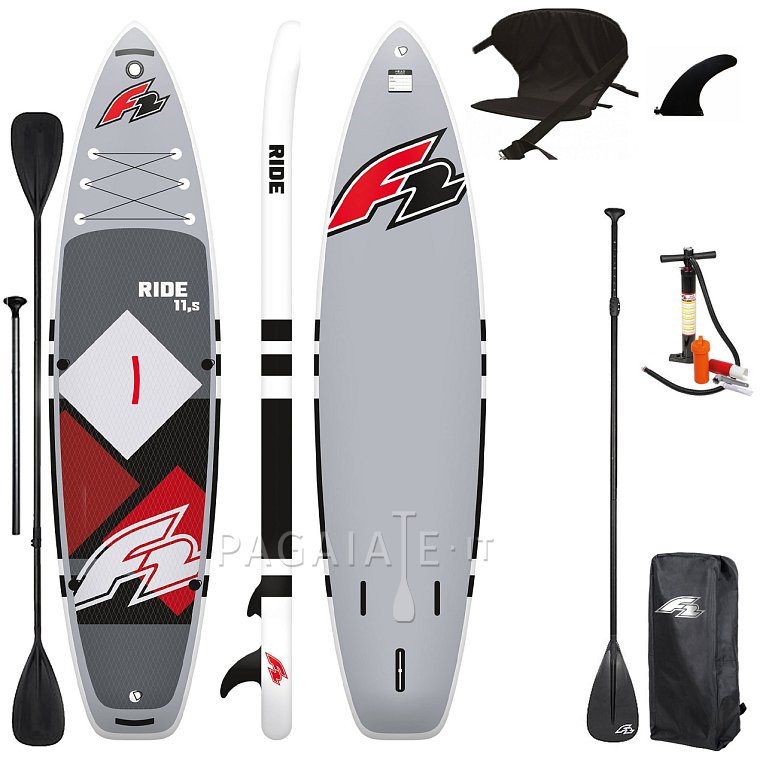 SUP F2 RIDE 11'5 RED - SUP gonfiabile e kayak