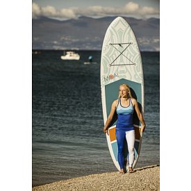 Canotta elasticizzata donna PADDLEBOARDING WHITE