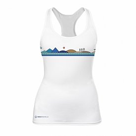 Canotta elasticizzata donna PADDLEBOARDING WHITE