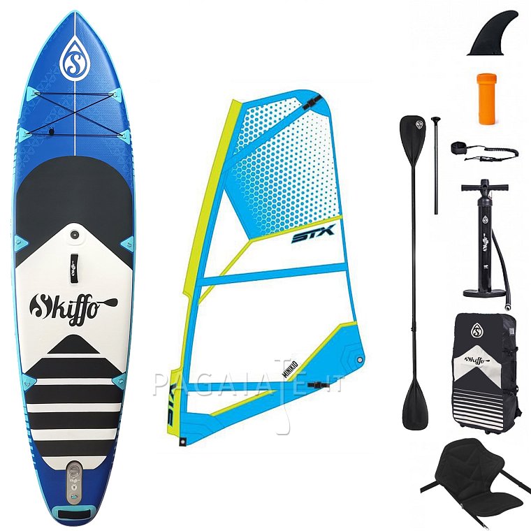 SUP SKIFFO SMU 10'4 COMBO  - con vela - SUP gonfiabile, windsurf, kayak