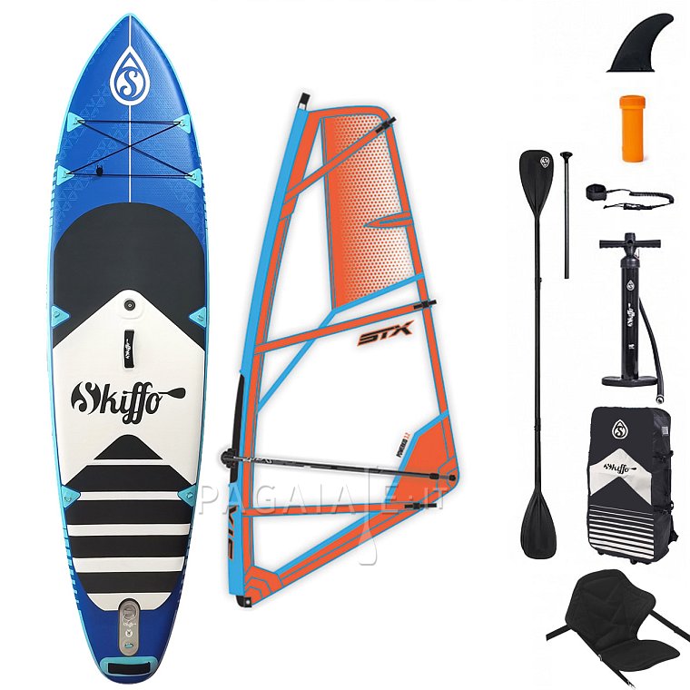 SUP SKIFFO SMU 10'4 COMBO  - con vela - SUP gonfiabile, windsurf, kayak