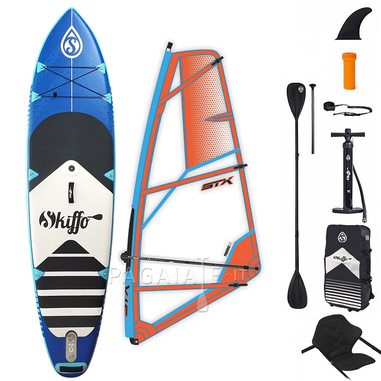 SUP SKIFFO SMU 10'4 COMBO  - con vela - SUP gonfiabile, windsurf, kayak