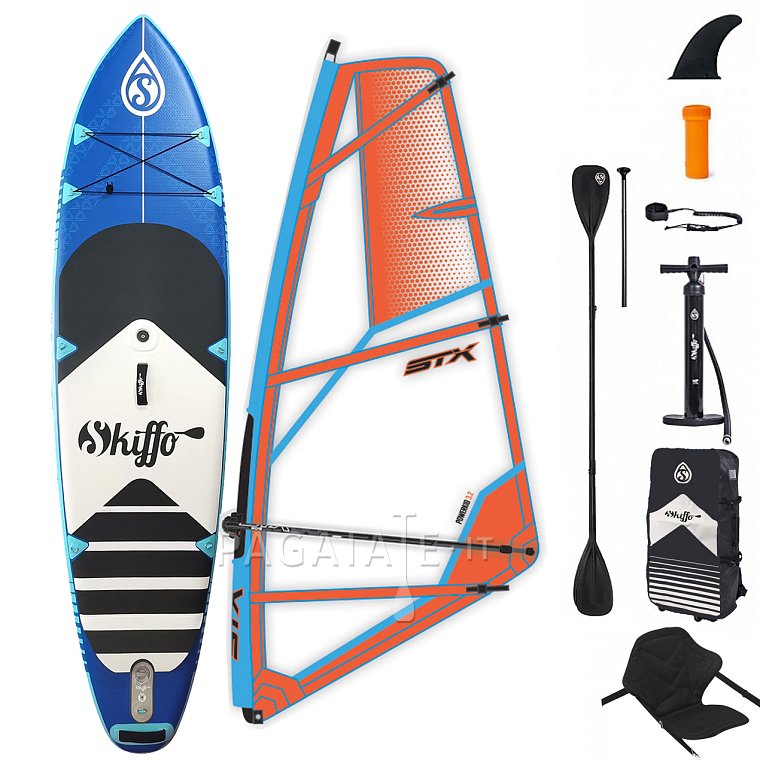 SUP SKIFFO SMU 10'4 COMBO  - con vela - SUP gonfiabile, windsurf, kayak