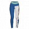 Leggings da donna lunghi PADDLEBOARDING WHITE/BLUE