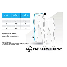 Leggings da donna lunghi PADDLEBOARDING WHITE/BLUE