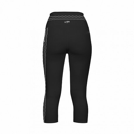 Leggings da donna 3/4 PADDLEBOARDING BLACK