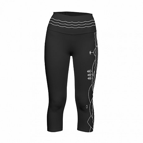 Leggings da donna 3/4 PADDLEBOARDING BLACK