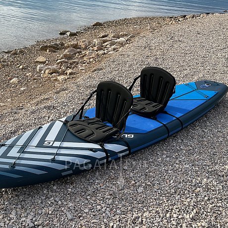 Sedile per kayak YATE per SUP gonfiabili - per fissaggio senza occhielli