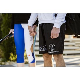 Shorts uomo MMA PADDELBOARDING BLACK taglio comodo