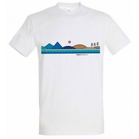 T-shirt uomo PADDLEFASHION.COM WHITE cotone manica corta